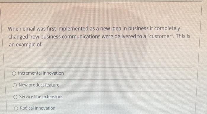 When email was first implemented as a new idea in