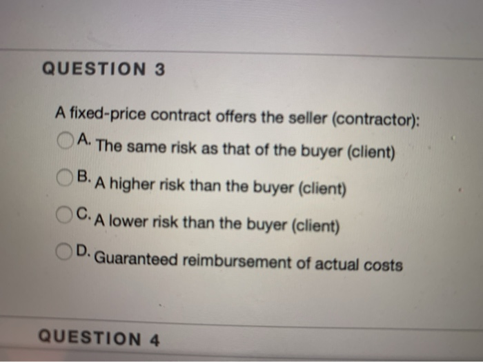 QUESTION 2 You are managing a project when an