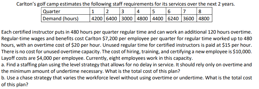 Each certified instructor puts in 480 hours per