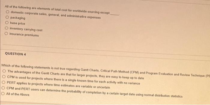 In supplier evaluation, a Includes those systems