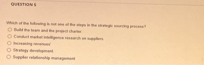 In supplier evaluation, a Includes those systems