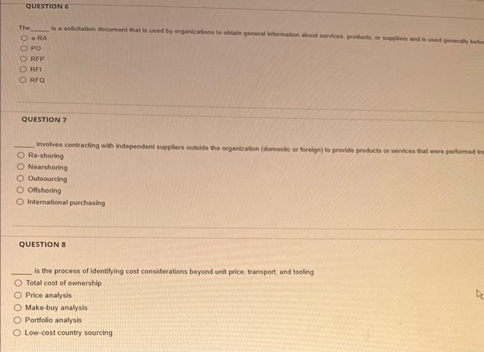 In supplier evaluation, a Includes those systems