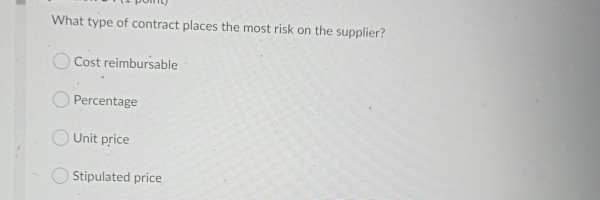 I need right answer Question 31 (1 point) A risk