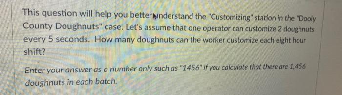 This question will help you better understand the