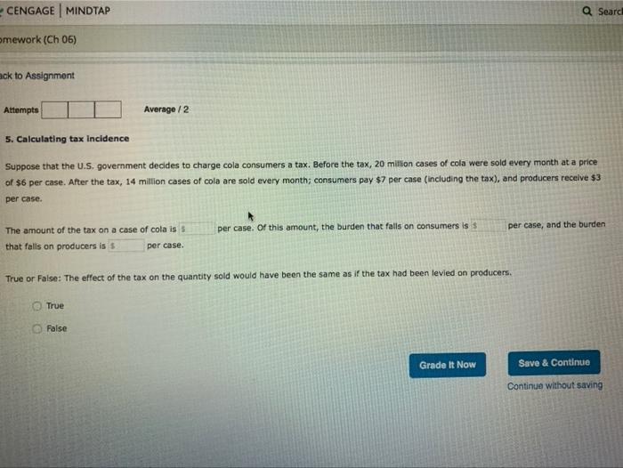 CENGAGE MINDTAP Q Search mework (Ch 06) ack to