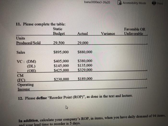 bana3000ex3-3fa20 Accessibility Mode 11. Please