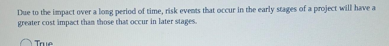 Due to the impact over a long period of time,