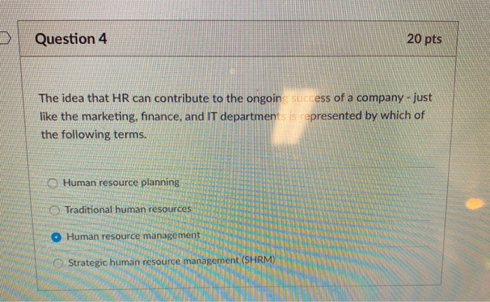 20 pts Question 2 Peter is a VP of marketing at