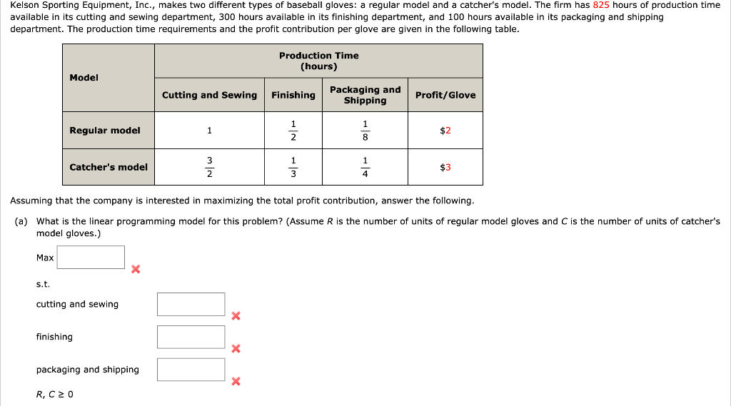 Kelson Sporting Equipment, Inc., makes two