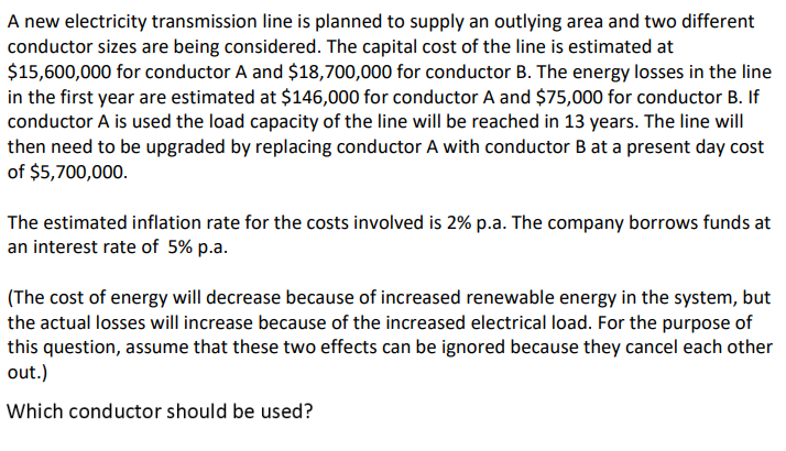 The time frame to evaluate the costs over will