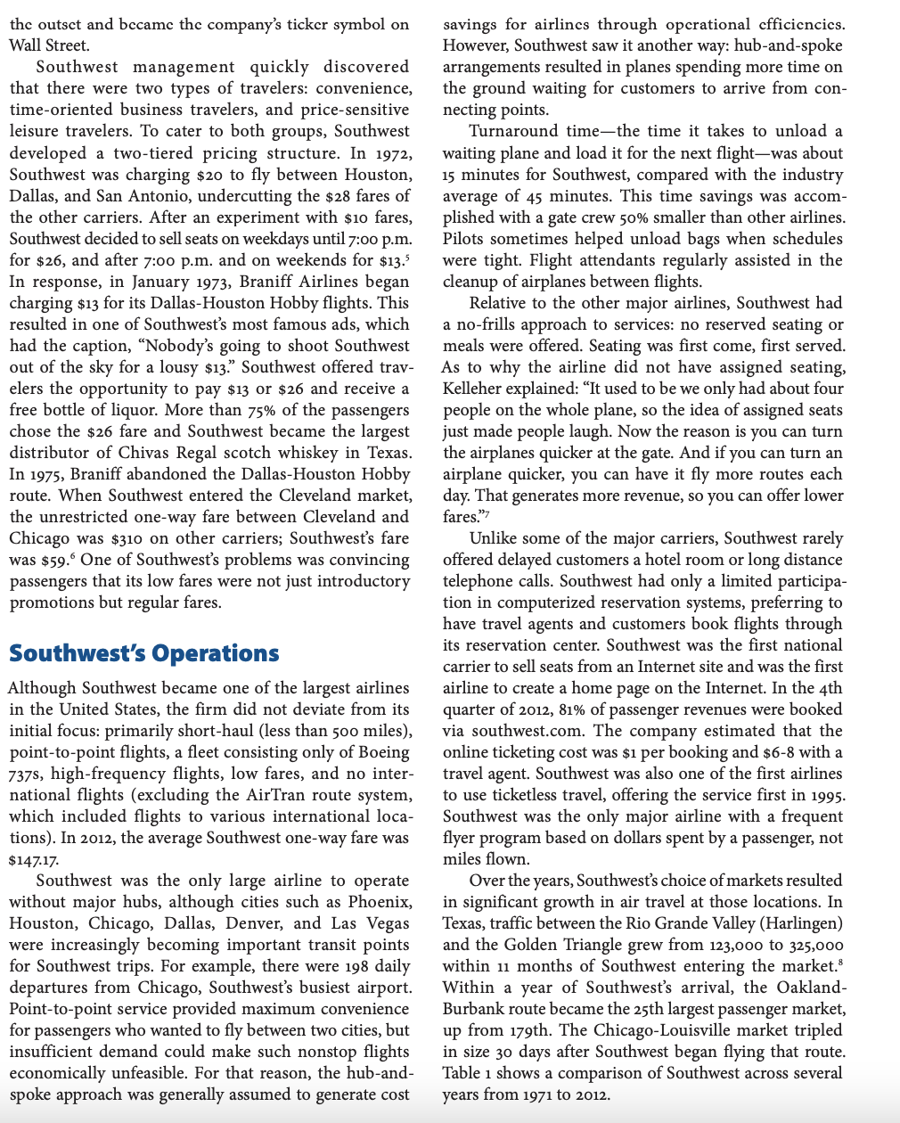 1: Based on the case facts, which key customer