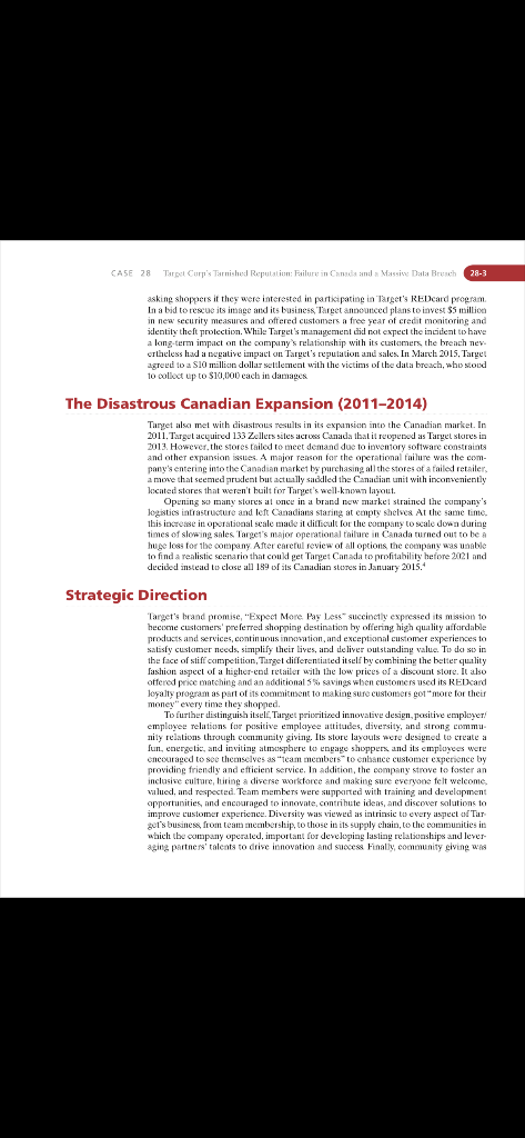 idd I need SOWT analysis for Target corp with