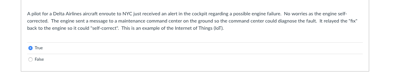 A pilot for a Delta Airlines aircraft enroute to