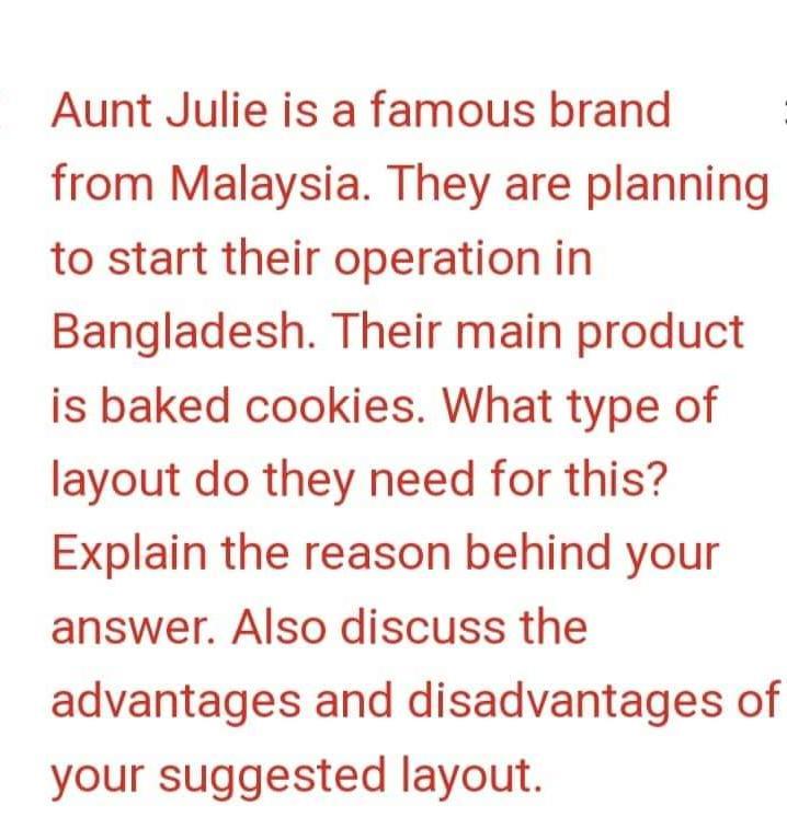 Aunt Julie is a famous brand from Malaysia. They