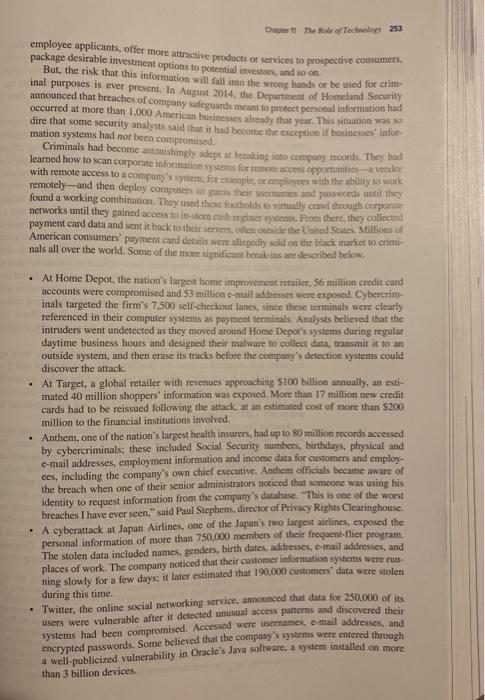 Discussion Case: How Safe Is Your Personal