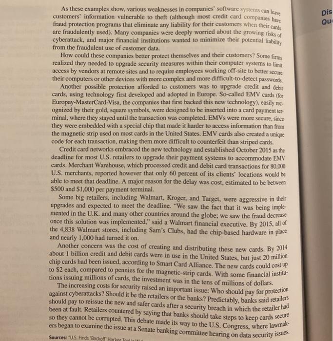 Discussion Case: How Safe Is Your Personal