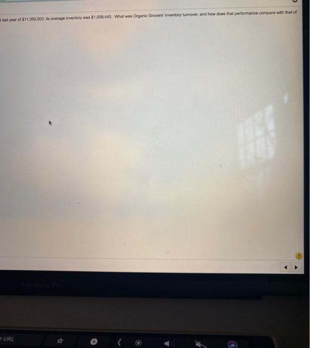 This Question: 1 pt The grocery industry has an