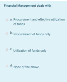 Financial Management deals with a. Procurement