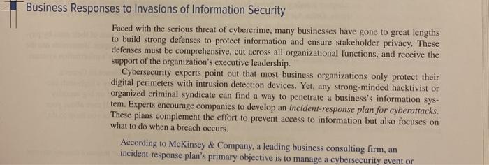 please answer completely and thoroughly Discuss