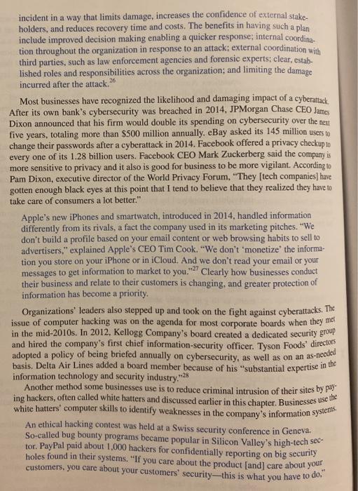 please answer completely and thoroughly Discuss