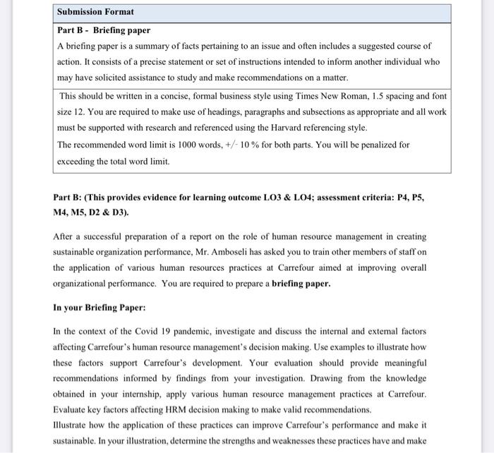 SCENARIO Carrefour Kenya Carrefour, one of the