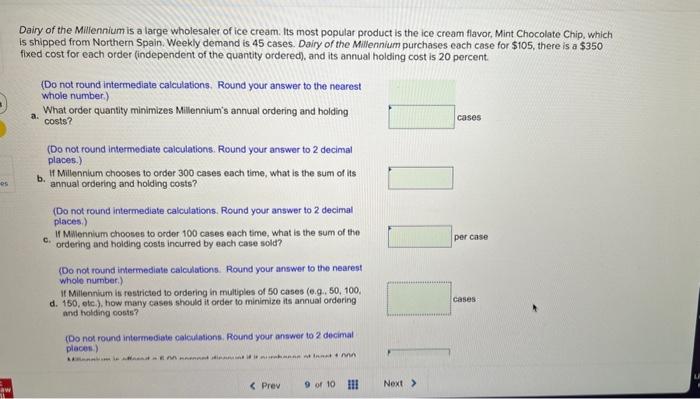 Dairy of the Millennium is a large wholesaler of