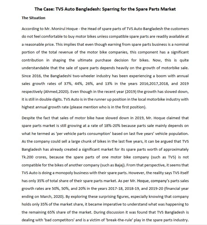 After reading the full case Answer the issued