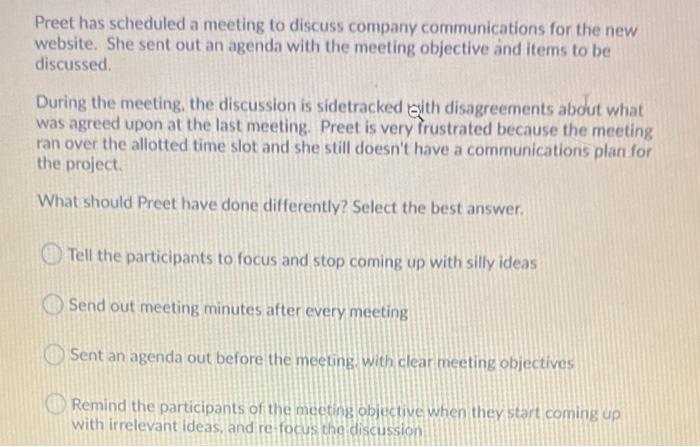 You are the project manager for the project that