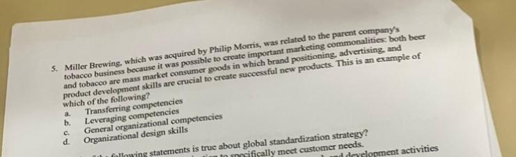 5. Miller Brewing, which was acquired by Philip