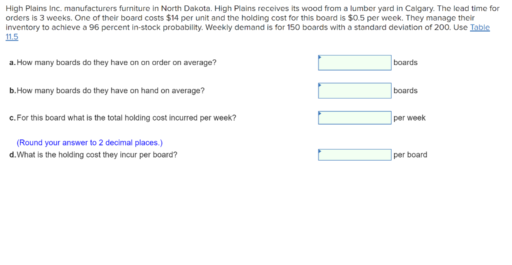 High Plains Inc. manufacturers furniture in North
