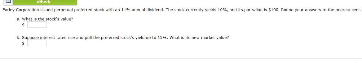 eBook Earley Corporation issued perpetual