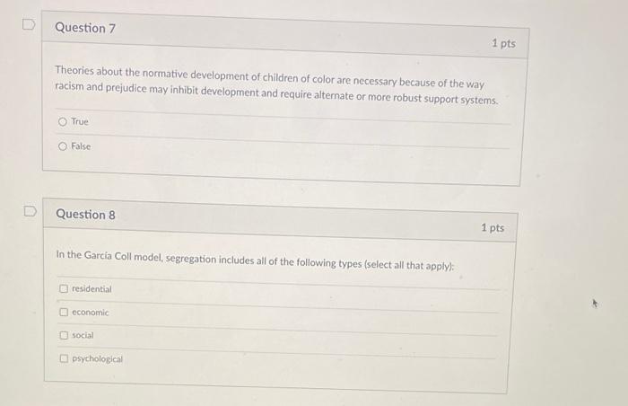 Question 7 1 pts Theories about the normative