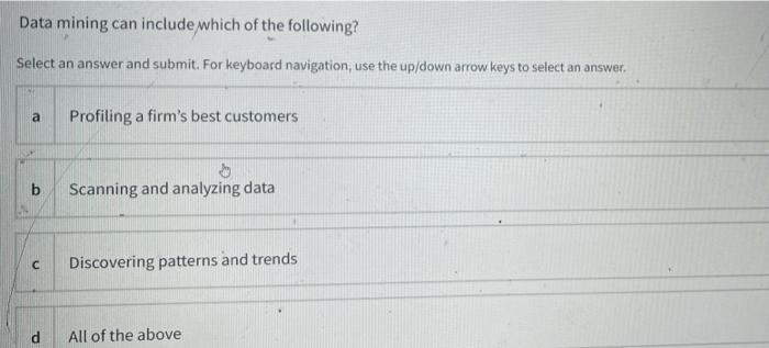 Need help with marketing Data mining can include