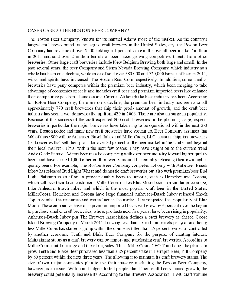 1. Using Value Chain analysis, identify three