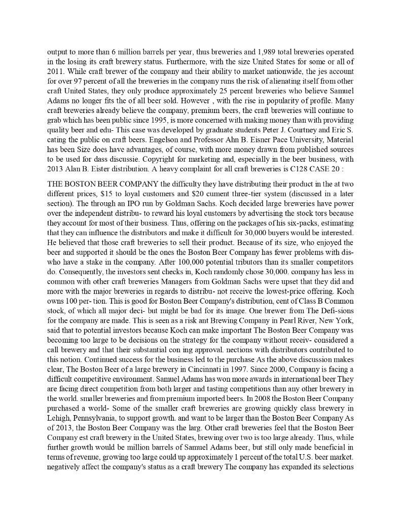 1. Using Value Chain analysis, identify three