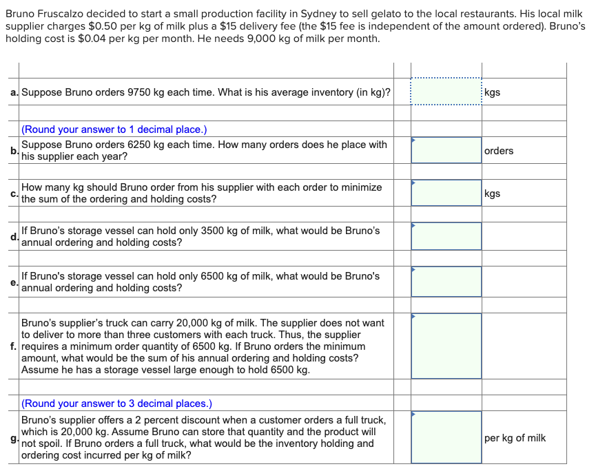 Bruno Fruscalzo decided to start a small