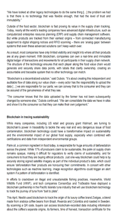 GROUP ASSIGNMENT TASK Blockchain technology in