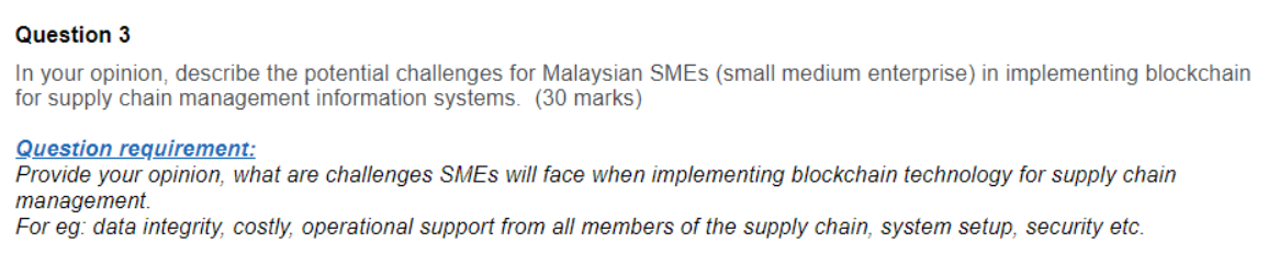 GROUP ASSIGNMENT TASK Blockchain technology in