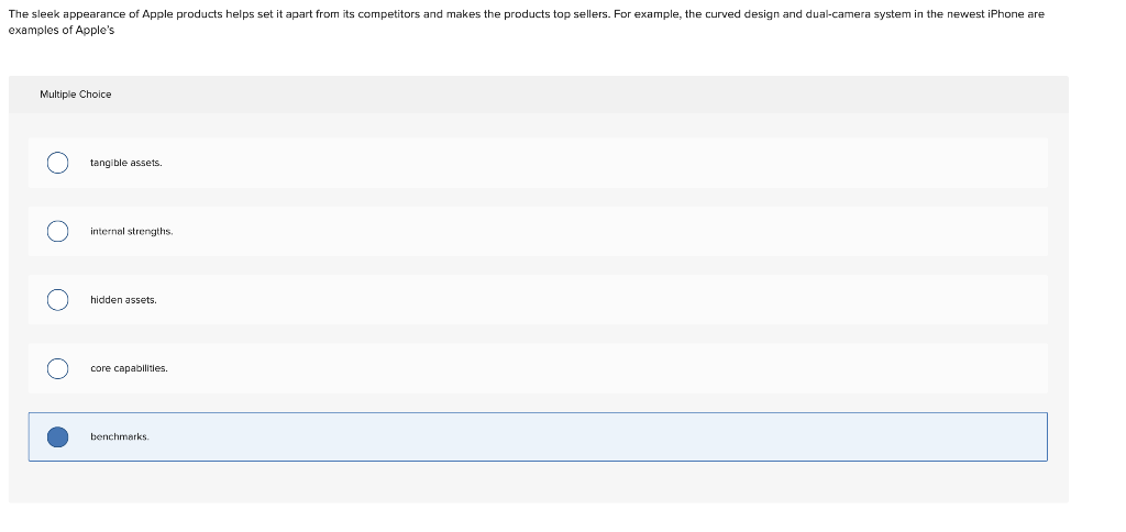 The sleek appearance of Apple products helps set