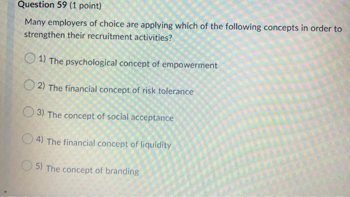 57. 58. 59. 60. Question 57 (1 point) Daniel