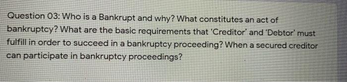 This question is from Business Law. Kindly use