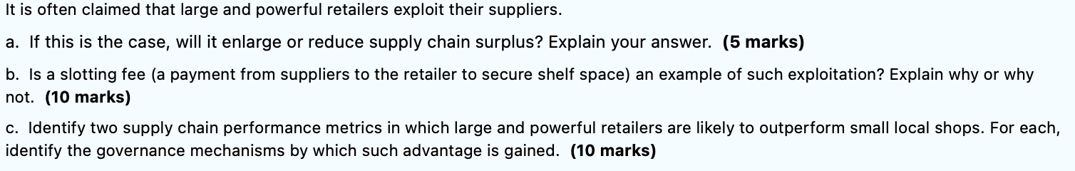 It is often claimed that large and powerful