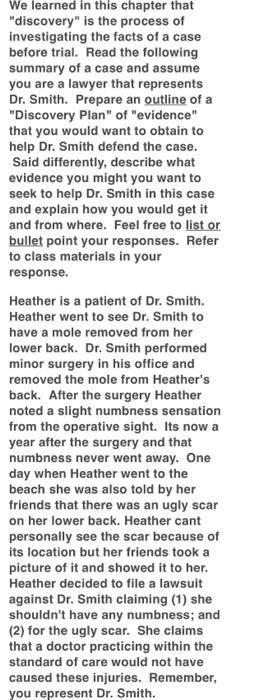 We learned in this chapter that "discovery" is