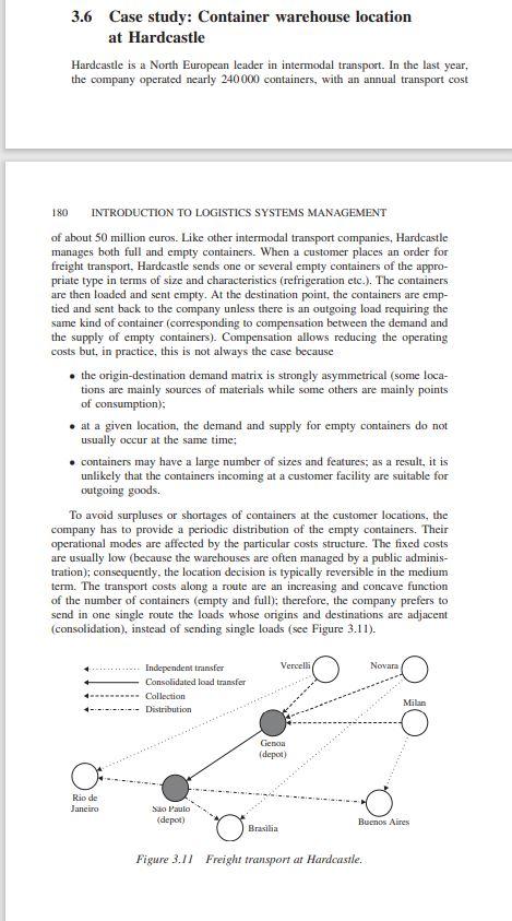 3.6 Case study: Container warehouse location at