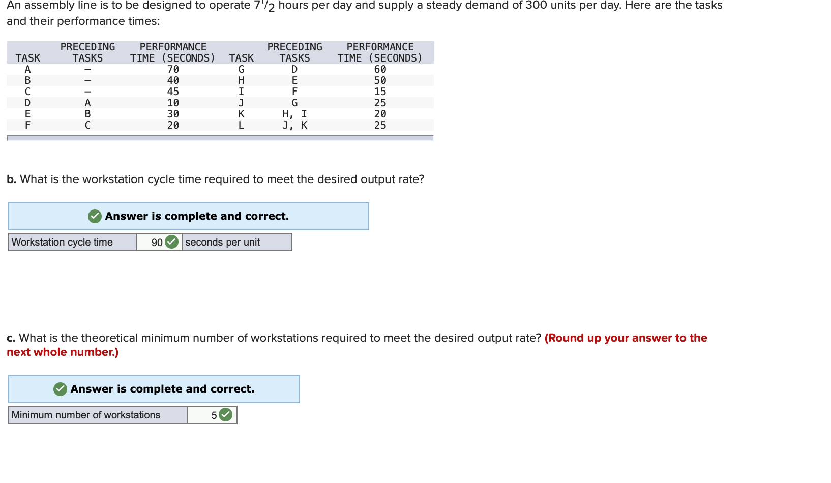 An assembly line is to be designed to operate