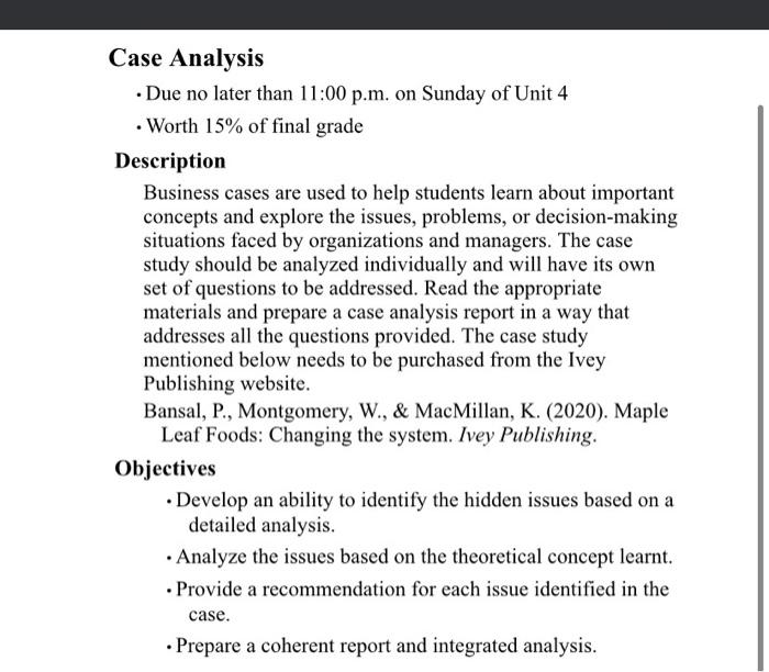 You should consider organizing your report as