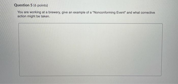 !!..URGENT..!! Question 5 (6 points) You are