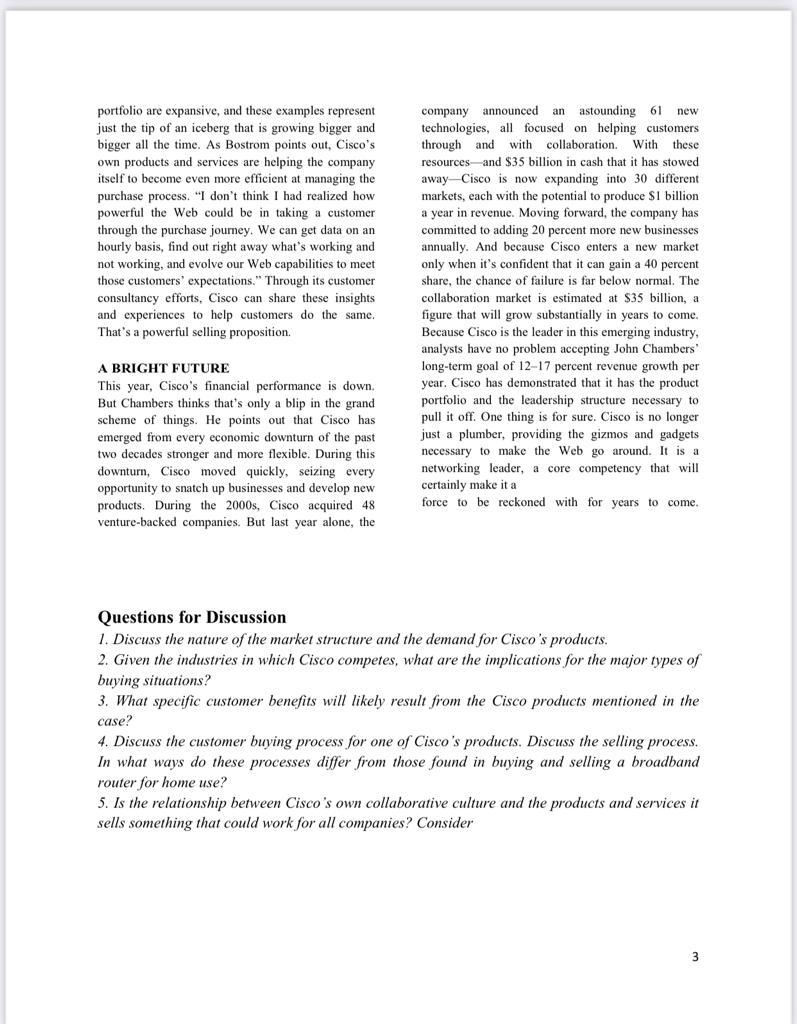 COMPANY Case de beperto Cisco Systems: Solving