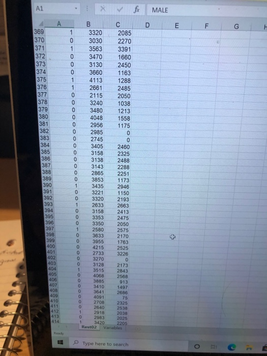 please help. data is attached this is all the