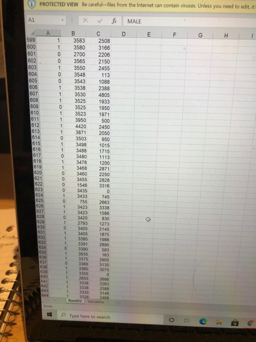 please help. data is attached this is all the